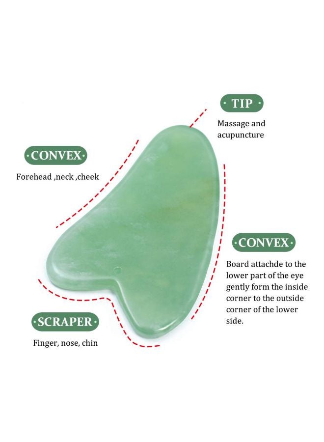 Anti Aging Facial Massage Gift Set Green/Silver - Image 3