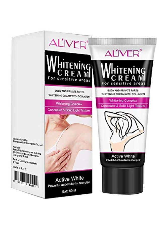 ALIVER - Natural Underarm Whitening Cream 60ml - Image 1