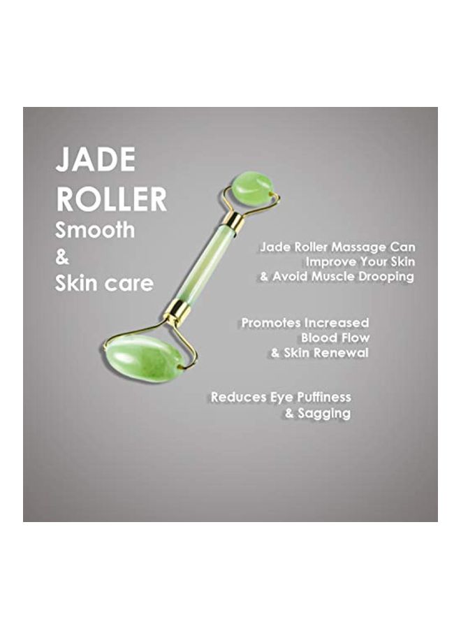 دابيولوس جهاز تدليك جايد للوجه الدوار أخضر/فضي - Image 2