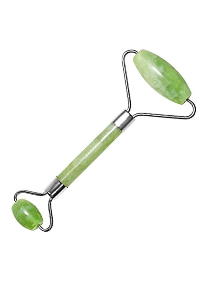 آي فورميلا بكرة من حجر اليشم لتدليك الوجه أخضر/فضي - Image 1