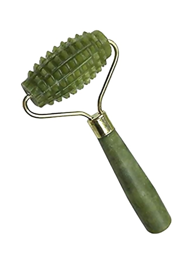 مكساكس أداة تدليك الوجه من حجر يشم الكوارتز الطبيعي أخضر - Image 1