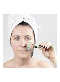 Anti Aging Facial Massager Beauty Roller Green/Gold - v1560329955/N26439123A_7