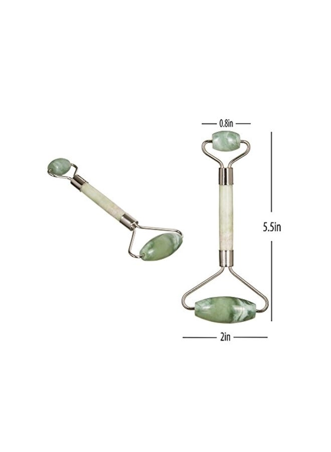 Lotus Living Natural Himalayan Jade Facial Roller Green  - Image 2