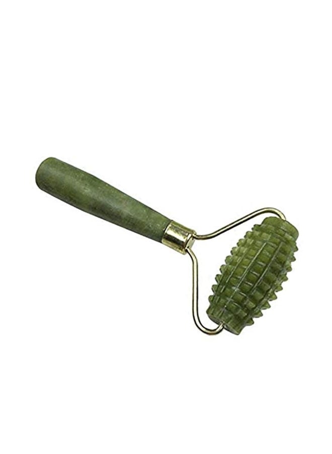 مكساكس أداة تدليك الوجه من حجر يشم الكوارتز الطبيعي أخضر - Image 5