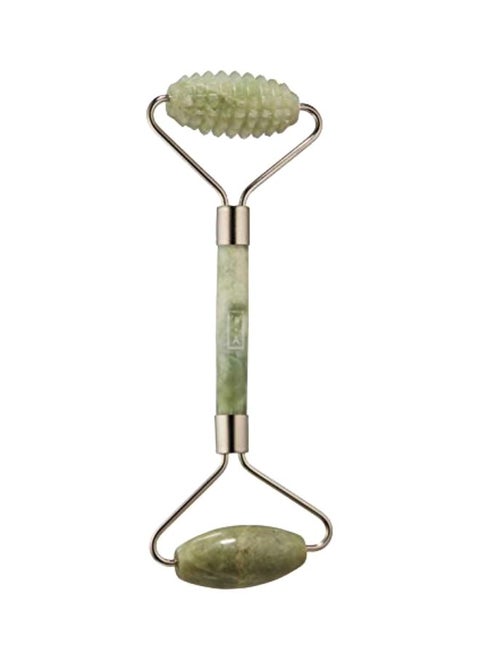Jade Facial Roller Green/Silver