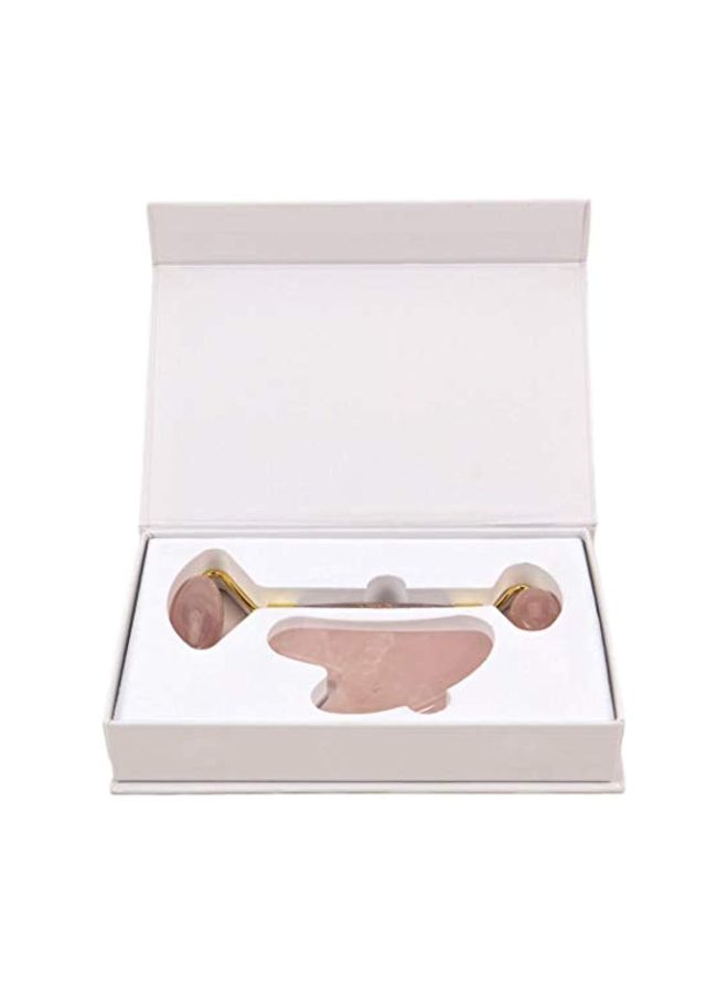 Smit@ Jade Facial Roller Pink/Gold - Image 4