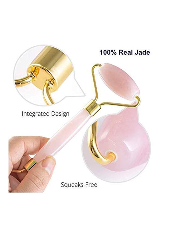 Smit@ Jade Facial Roller Pink/Gold - Image 5