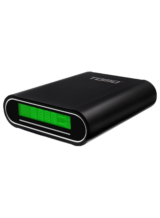 تومو باور بنك ذكي بشاشة عرض LCD طراز M4 أسود - Image 3
