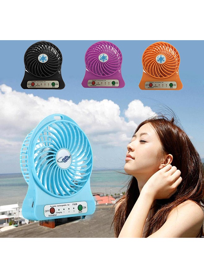 Cooling 3-Speed W/Light Mini Fan Blue  - Image 2