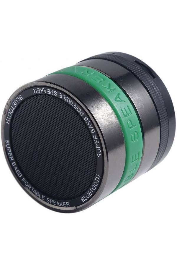 Portable Bluetooth Speaker Green/Silver/Black - Image 2
