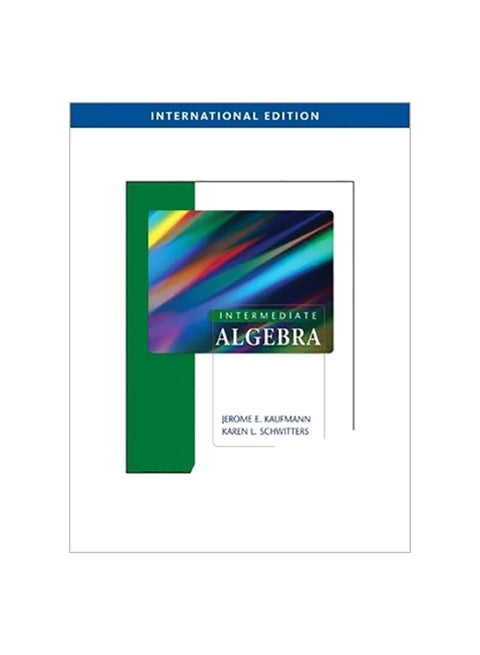 Intermediate Algebra paperback english - 40034