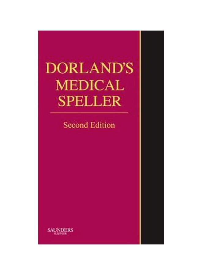 Dorland's Medical Speller Paperback English by Ellen Drake - 39902