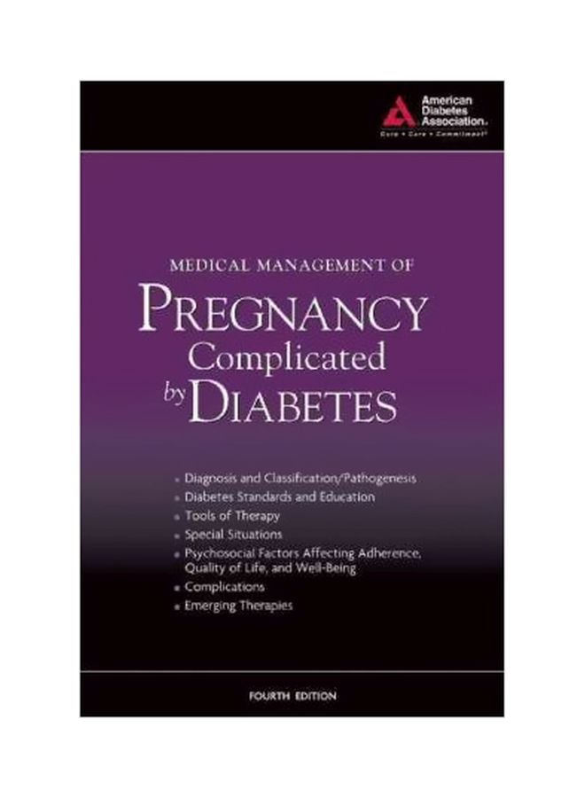 Medical Management Of Pregnancy Complicated By Diabetes Paperback English by Lois Jovanovic - 39979 