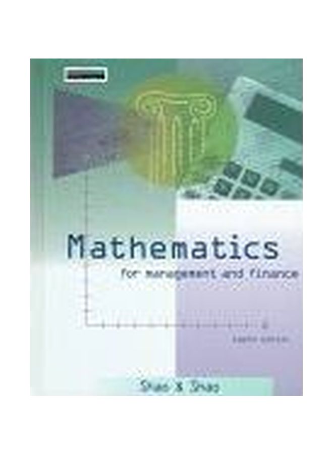 Mathematics For Management And Finance Hardback English by Stephen Shao - 35649 