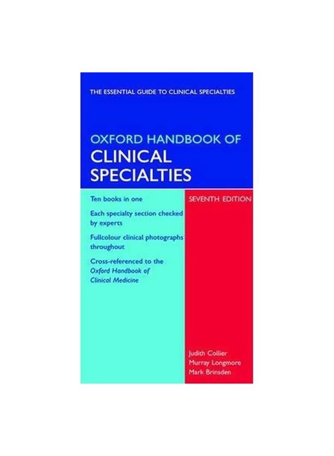 Oxford Handbook Of Clinical Specialties Paperback English by Judith Collier - 38792