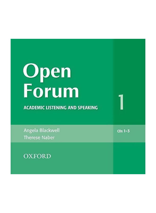 Open Forum 1 Audiobook English by Angela Blackwell - 1-Jan-07 