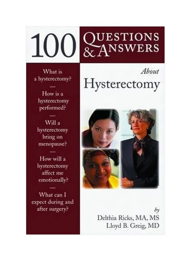 100 Questions And Answers About Hysterectomy Paperback English by Delthia Ricks - 39014 