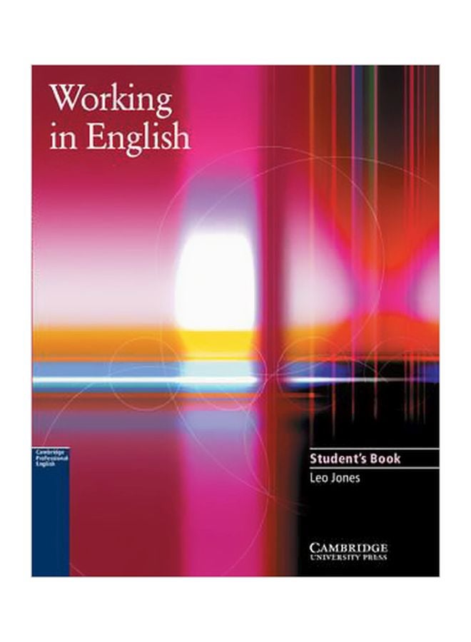 Working In English Paperback English by Leo Jones - 37039 