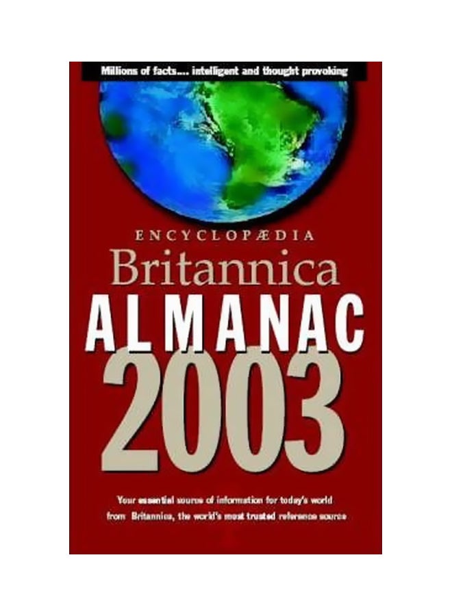 Encyclopedia Britannica Almanac 2003 Hardcover English by Encyclopedia Britannica - 37561 