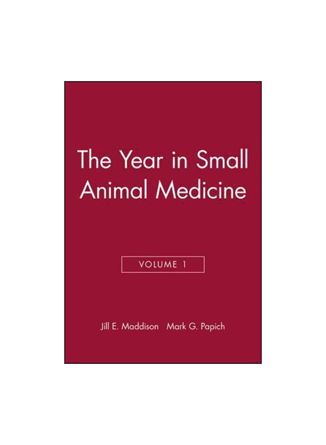 The Year In Small Animal Medicie Volume 1 Hardcover English by Jill E. Maddison - 38457 