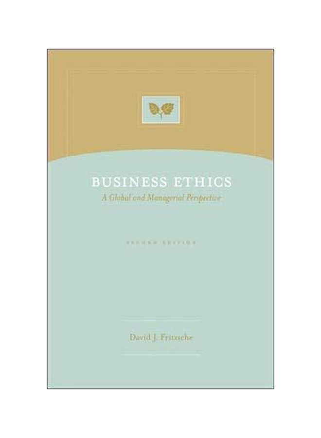 Business Ethics Paperback English by David J Fritzsche 