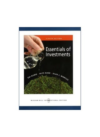 Essentials Of Investments Paperback English by Zvi Bodie - 16-Dec-09 - v1560339119/N26590842A_1