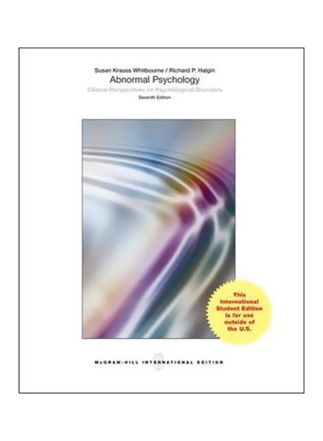 Abnormal Psychology: Clinical Perspectives On Psychological Disorders Paperback English by Richard P. Halgin - 1-Dec-12 