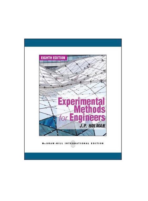 Experimental Methods For Engineers Paperback English by Jack P. Holman - 1-Jan-12
