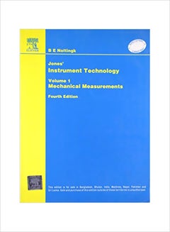 Jones- Instrument Technology: Mechanical Measurements Paperback English by B. E. Nolting 