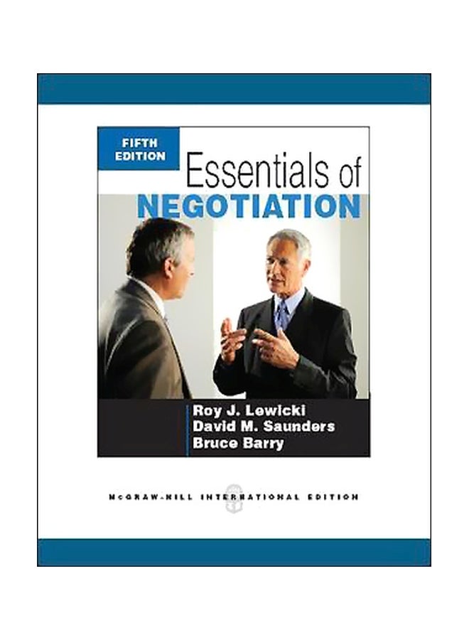 Essentials Of Negotiation Paperback English by Roy J. Lewicki - 20-May-11 