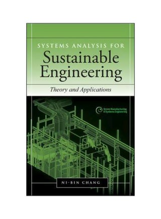 Systems Analysis For Sustainable Engineering: Theory And Applications Hardcover English by Ni-Bin Chang - 27-Dec-10 - v1560339218/N26590956A_1