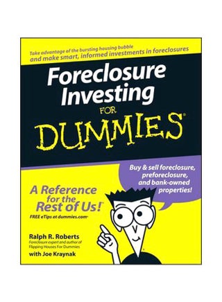 Foreclosure Investing For Dummies Paperback English by Joe E. Kraynak - 1-Jun-07 - v1560339269/N26591919A_1