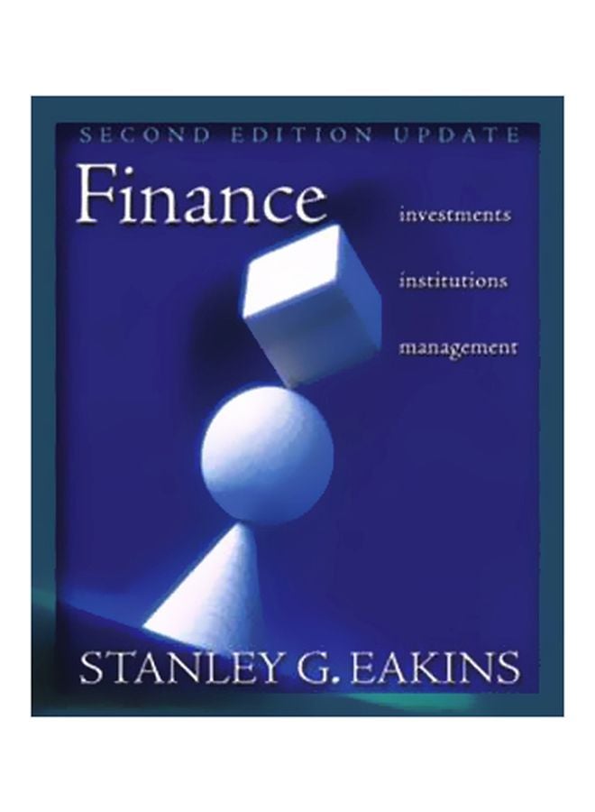 Finance: Investments Institutions Management Hardcover English by Stanley G. Eakins - 38168 