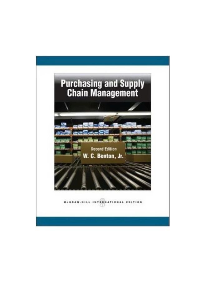 Purchasing And Supply Chain Management Paperback English by W. C. Benton - 20-May-11