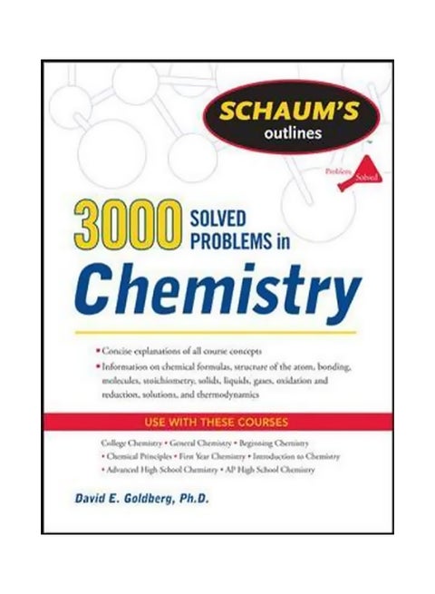 3,000 Solved Problems In Chemistry Paperback English by David E. Goldberg - 24-Mar-11