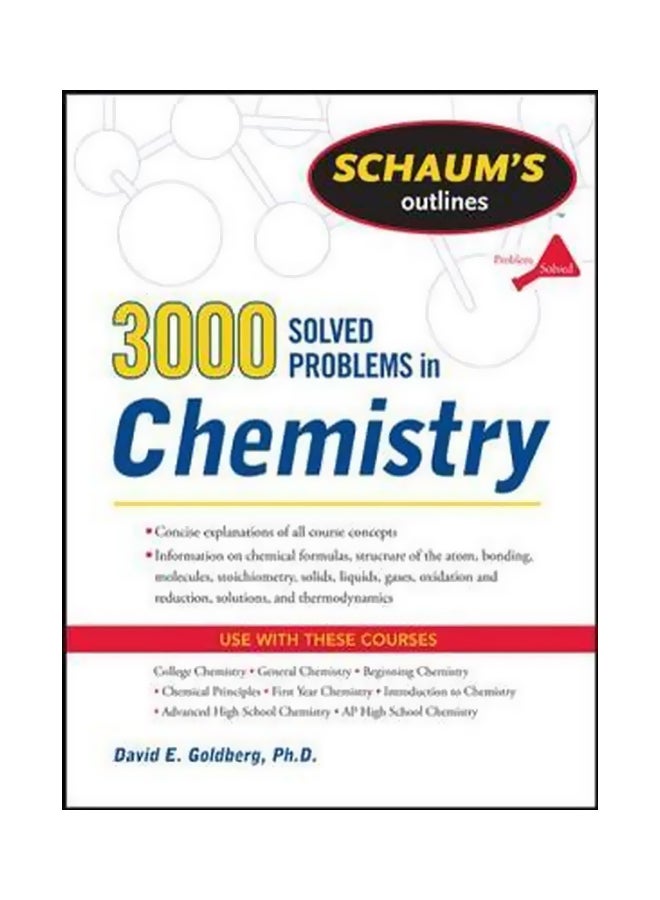3,000 Solved Problems In Chemistry Paperback English by David E. Goldberg - 24-Mar-11