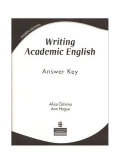 Writing Academic English Answer Key paperback english 
