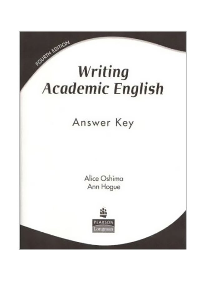 Writing Academic English Answer Key paperback english 