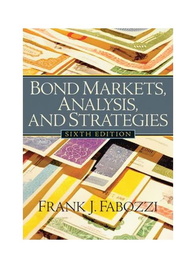 Bond Markets Analysis And Strategies Hardcover English by Frank J. Fabozzi - 13-Jul-06