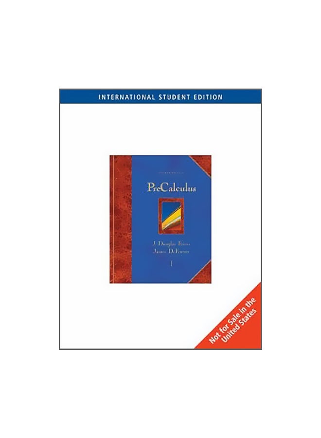 PreCalculus Paperback English by J. Douglas Faires