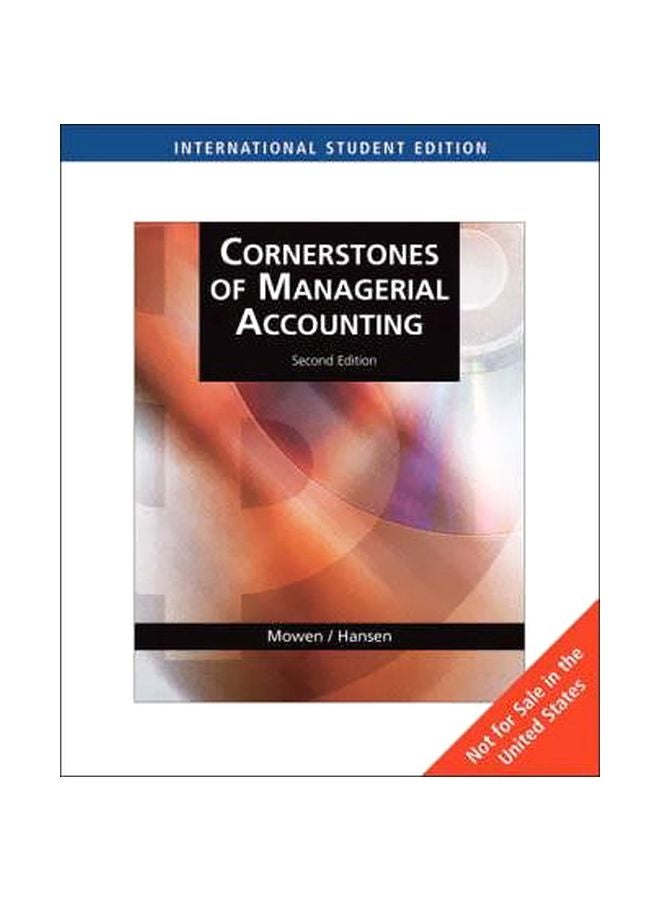 Cornerstones Of Managerial Accounting Paperback English by Maryanne M. Mowen - 18-May-07 