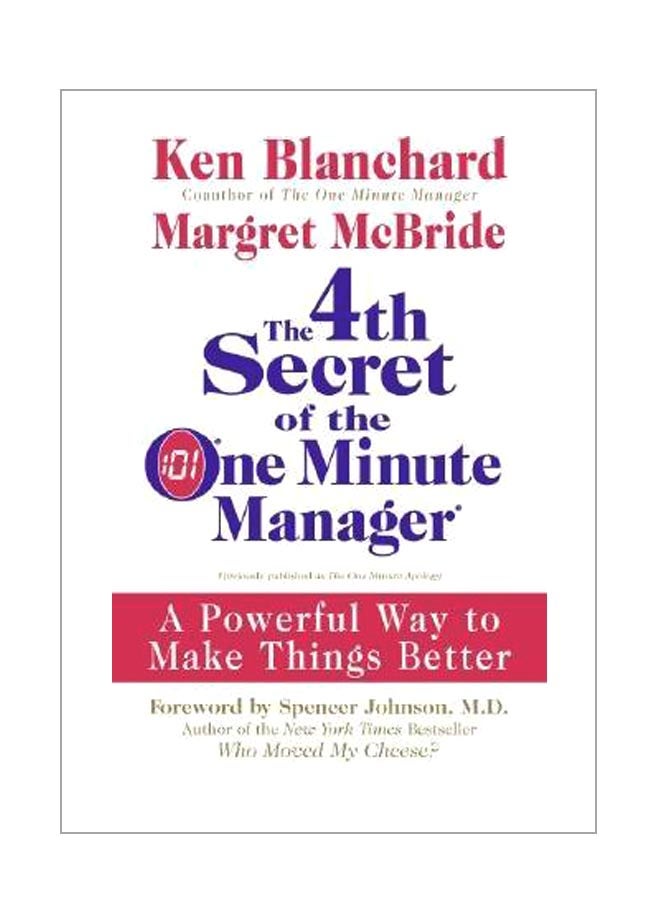 The 4th Secret Of The One Minute Manager hardcover english - 01-Apr-08 
