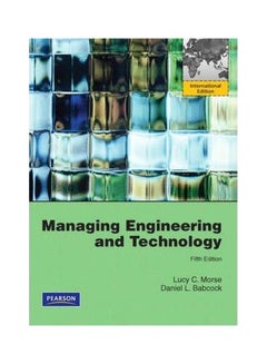 Managing Engineering And Technology paperback english - 1 September 2009 