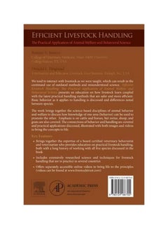 Efficient Livestock Handling Paperback English by Bonnie Beaver