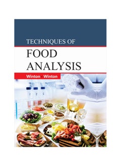 Techniques Of Food Analysis Hardcover English by Winton AL / Winton KB 