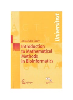 Introduction To Mathematical Methods In Bioinformatics Paperback English by Isaev Alexander 