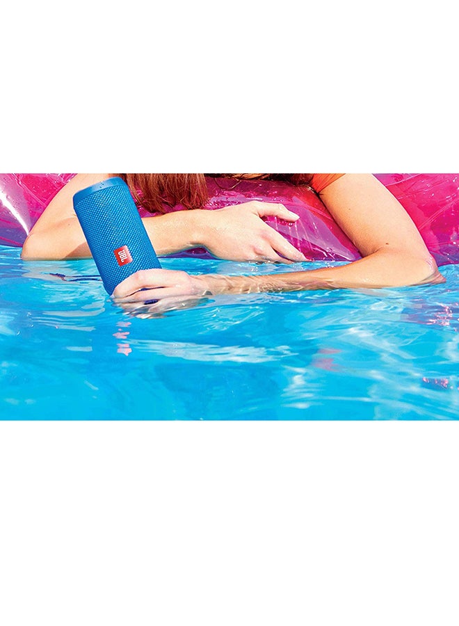 JBL - Flip 4 Waterproof Portable Bluetooth Speaker Blue - Image 1