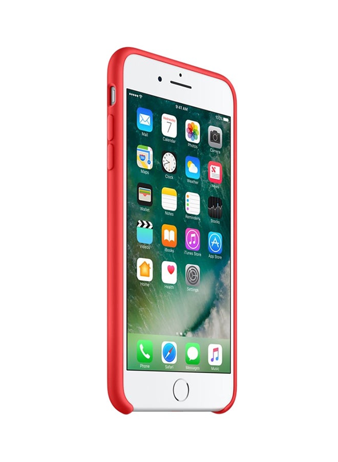 Generic - Silicone Case Cover For Apple iPhone 7 Plus Red - Image 1