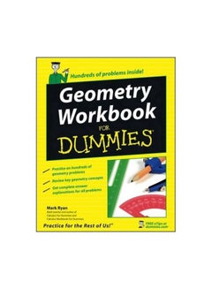 Geometry Workbook For Dummies Paperback English by Mark Ryan - 06-Nov-06 - v1560339995/N26594336A_1