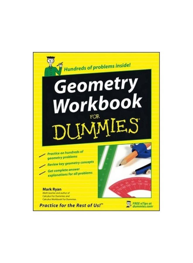 Geometry Workbook For Dummies Paperback English by Mark Ryan - 06-Nov-06 